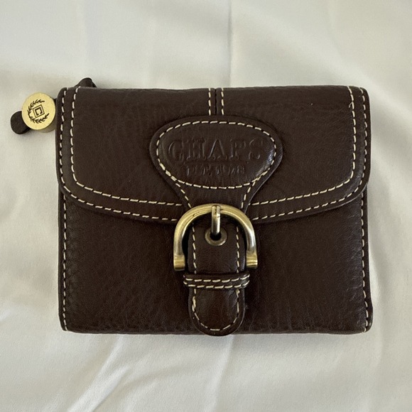 Chaps Handbags - Vintage Chaps Brown Wallet